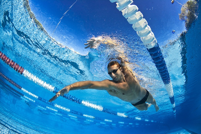 Ian THORPE of Australia is pictured during a training session at his 50m outdoor training pool at the Centro sportivo nazionale della gioventu in Tenero, Switzerland, Friday, Sept. 9, 2011. (Photo by Patrick B. Kraemer / MAGICPBK)