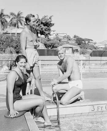 Dawn Fraser Harry Gallagher nd Jon Henricks