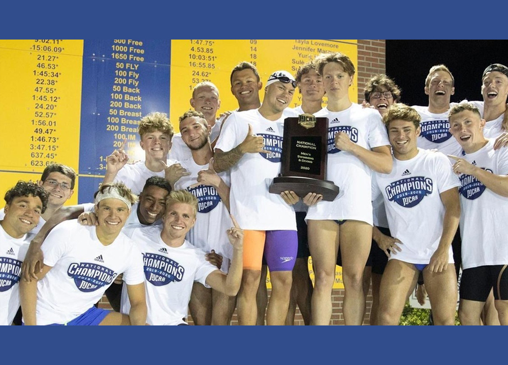 Swimming World April 2021 - NJCAA Preview - Death Taxes and Indian River NJCAA
