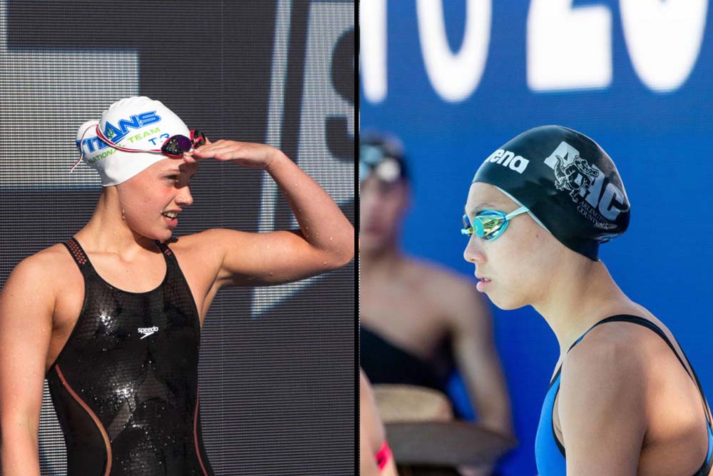 claire curzan, torri huske