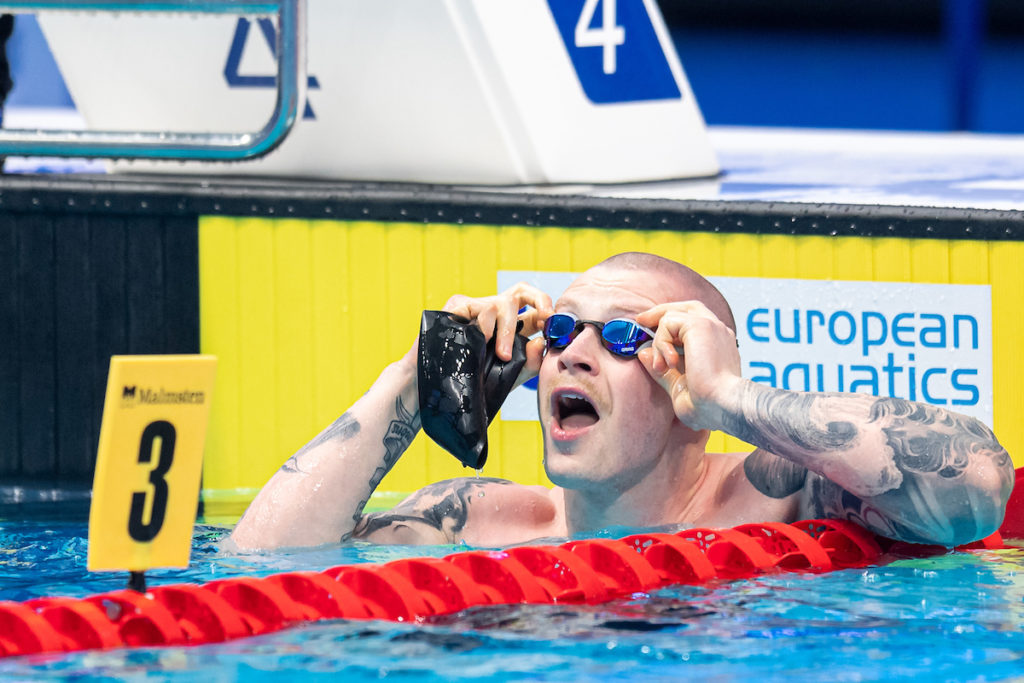 Gold Medal PEATY Adam GBR 50m Breaststroke Men Final Swimming Budapest - Hungary 22/5/2021 Duna Arena XXXV LEN European Aquatic Championships Photo Giorgio Scala / Deepbluemedia / Insidefoto