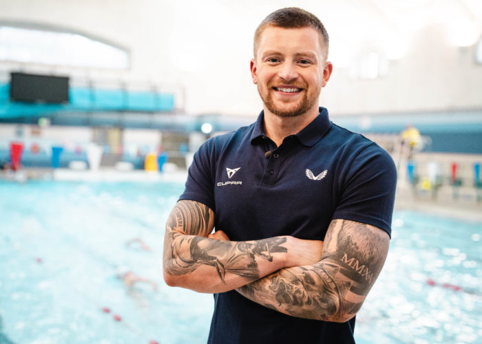 Adam Peaty with Cupra 15th September 2021 Derby Photography by Malcolm Griffiths M:07768 230706 E:malcy1970@me.com I:@malcy1970 Adam Peaty with Cupra 15th September 2021 Derby Photography Copyrighgt by Malcolm Griffiths M:07768 230706 E:malcy1970@me.com I:@malcy1970