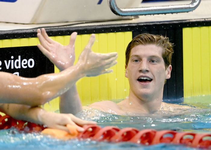 Brandon Smith high 5