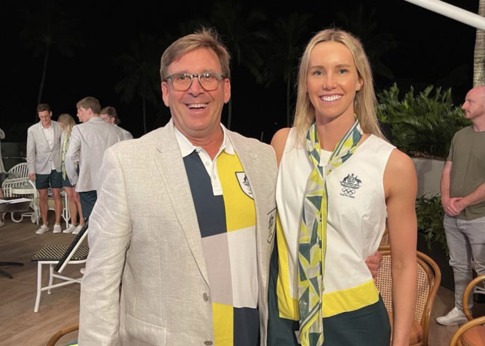 Emma MCKeon and Michael Bohl Tokyo