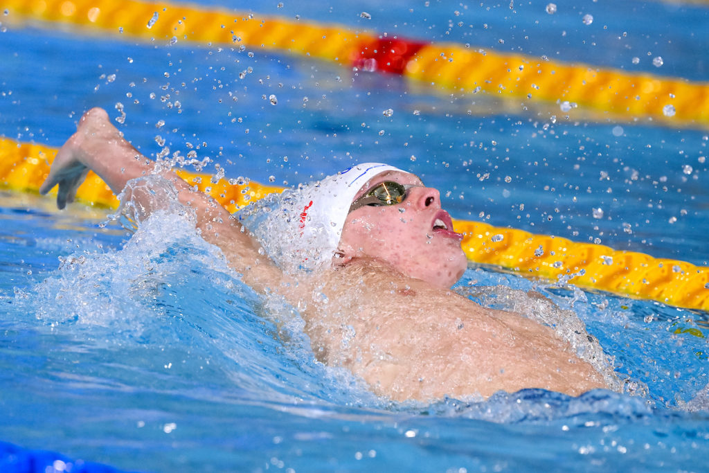 Matthew Sates of South Africa competes in the 400m Individual Medley Men Final during the FINA Swimming Short Course World Championships at the Melbourne Sports and Aquatic Centre in Melbourne, Australia, December 17th, 2022. Photo Giorgio Scala / Deepbluemedia / Insidefoto