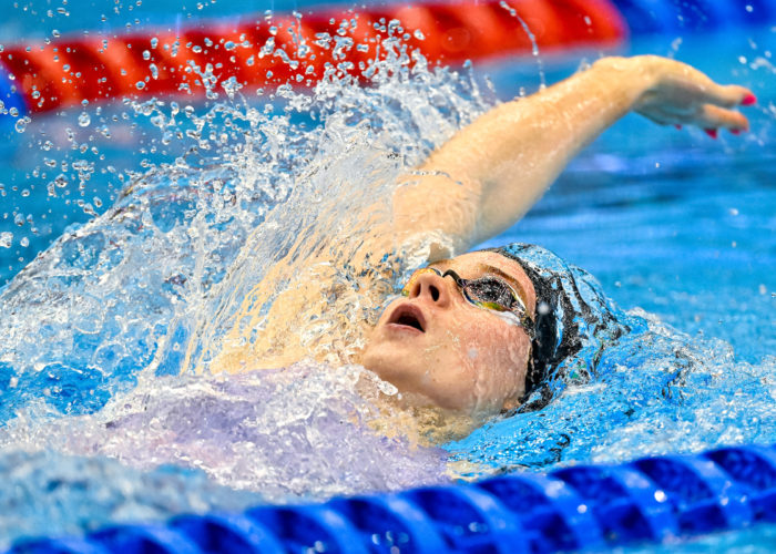 Ellen Walshe of Ireland competes in rde 200m Individual Medley Women Heats during rde 20rd World Aquatics Championships at rde Marine Messe Hall A in Fukuoka (Japan), July 23rd, 2023.