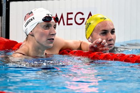 katie ledecky, ariarne titmus