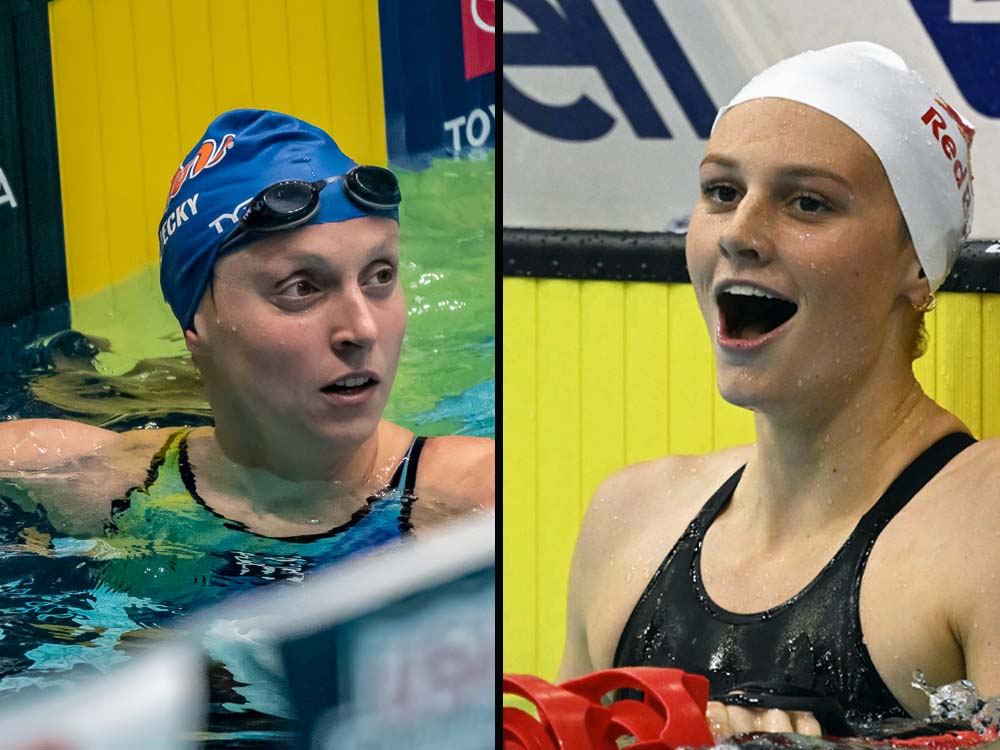 katie ledecky, summer mcintosh