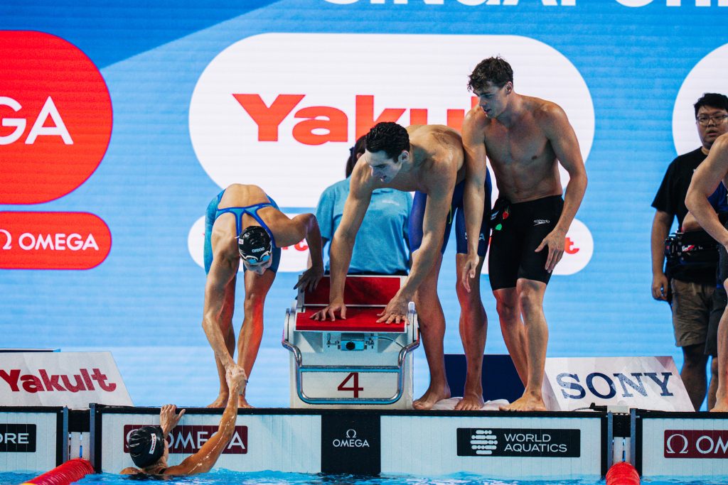 united states, Kate Douglass, Torri Huske, Patrick Sammon, Jack Alexy,