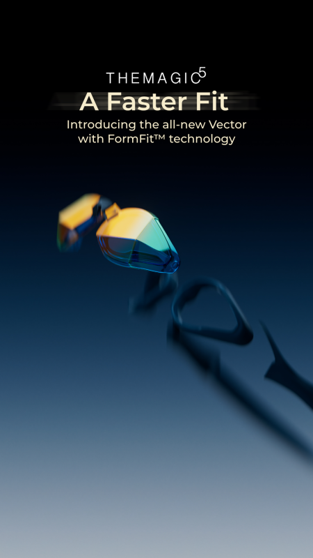 THEMAGIC5 says its new Vector goggle was built using millions of facial data points to improve comfort, fit and leak prevention.