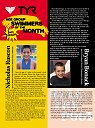 TYR Swimmers of the Month for October